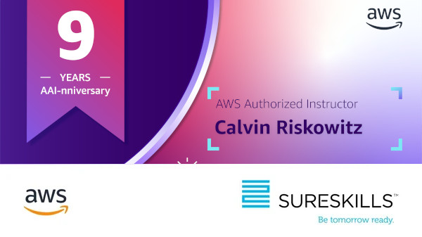 9 Years of Excellence - AWS Authorized Instructor